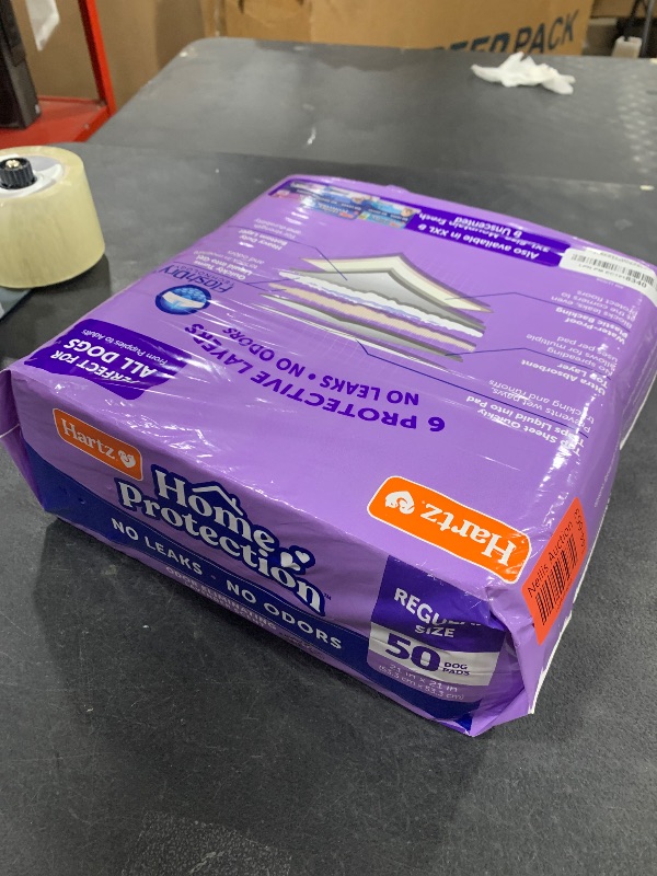 Photo 1 of Hartz Home Protection Lavender Scented Dog Pads, 50 count, Super Absorbent & Won't Leak, Odor Eliminating