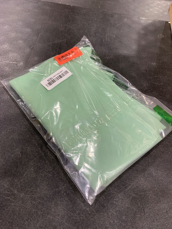 Photo 1 of FOLINS&HOME Sage Green Round Tablecloth - 48 Inch Light Green Waterproof 210 GSM Wrinkle Free Polyester Circle Table Cloth, Spillproof Washable Wipeable Circular Table Cover for Party, Wedding, Dining
