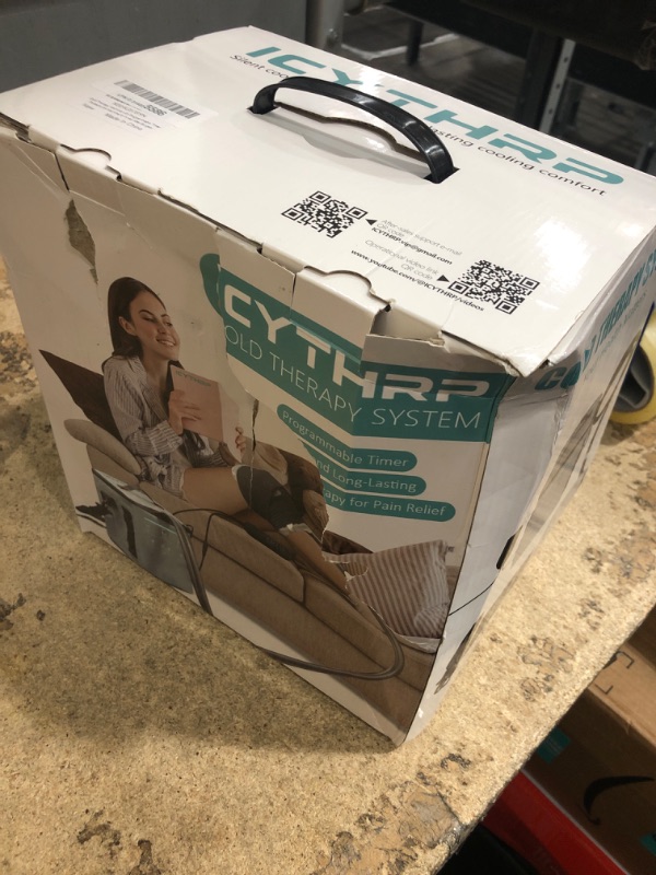 Photo 1 of ICYTHRP Cold Therapy Machine with Programmable Timer, Portable Ice Machine for Knee After Surgery, Knee Replacement Recovery System for Pain Relief w/Compression Pad for Shoulder, Hip and Ankle