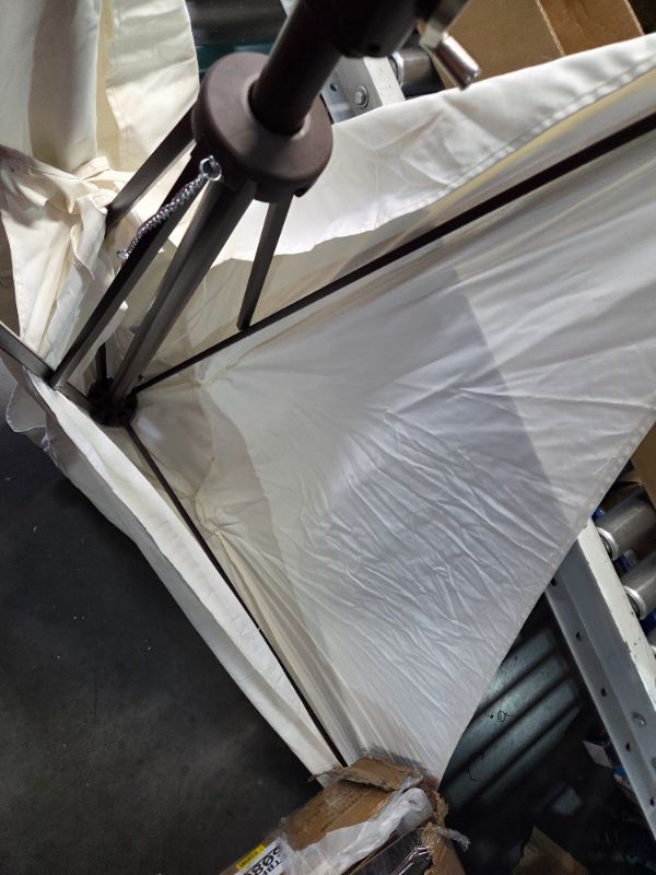 Photo 1 of ***DAMAGED - SEE COMMENTS***
EliteShade USA 10-Year-Non-Fading 6x6Ft Square Market Umbrella Patio Outdoor Table Umbrella with Ventilation, Natural