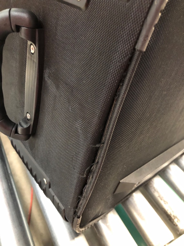 Photo 1 of ***MISSING PADDING - FRAME DAMAGED - PEELING FROM CASE - SEE PICTURES***
MagicLine Studio Trolley Case 47.2x15x13 inch/120x38x33 cm, Rolling Camera Case, Carrying Bag with Wheels for Photo Video Studio Gears, Light Stands, Tripods, Strobes and Studio Ligh