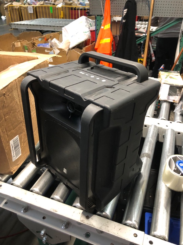 Photo 1 of Altec Lansing Sonic Boom - Waterproof Bluetooth Speaker with Phone Charger, IP67 Outdoor Speaker, 3 USB Charging Ports, 50 Foot Range & 20 Hours Battery Life