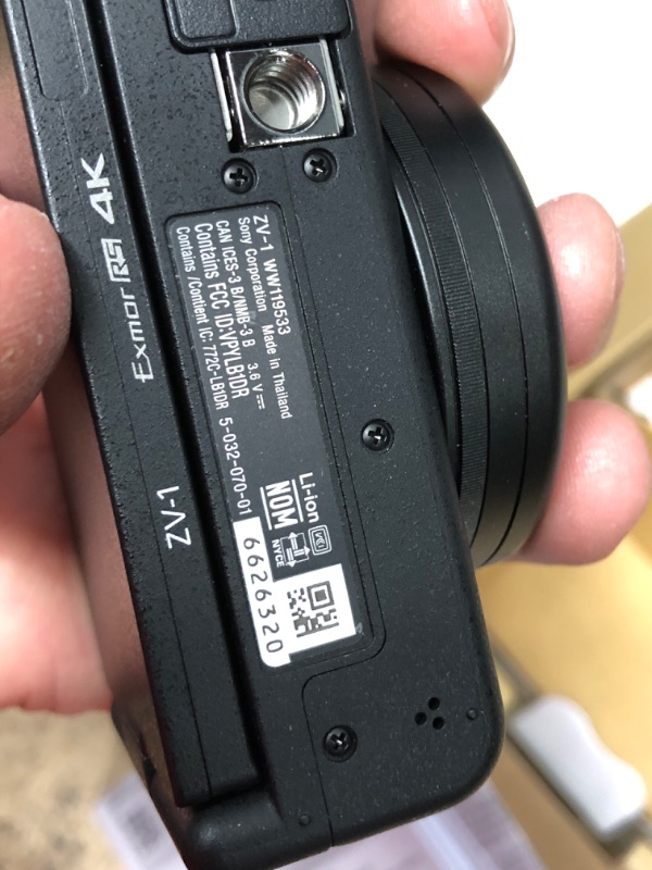 Photo 1 of Sony ZV-1 Digital Camera for Content Creators, Vlogging and YouTube with Flip Screen, Built-in Microphone, 4K HDR Video, Touchscreen Display, Live Video Streaming, Webcam