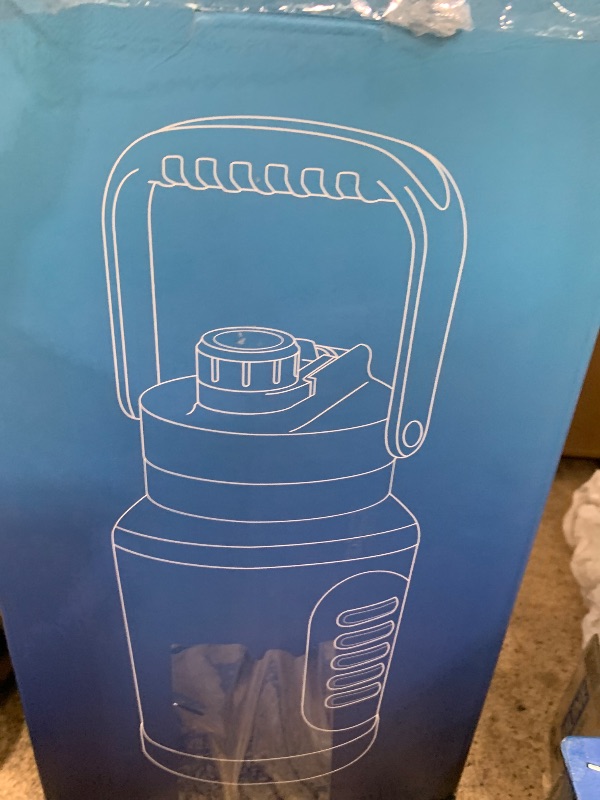 Photo 1 of AQUAFIT 1 Gallon Insulated Water Bottle (Cold for 48 Hrs) - BPA Free & Leak Proof - 128oz Stainless Steel Jug - Big Water Bottle with Handle for Gym, Hiking, Camping & Travel (Hydrant Red)
