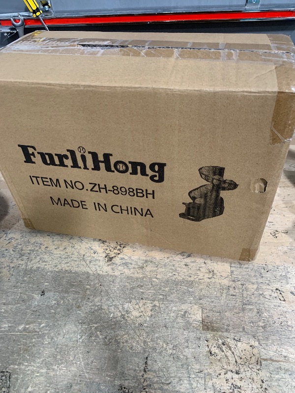 Photo 1 of Furlihong 898BH Baseball Soft Toss Machine, Angle Adjustable, Step On Paddle and Release to Launch, No Power Supply Needed, Works with Regulation Baseball
