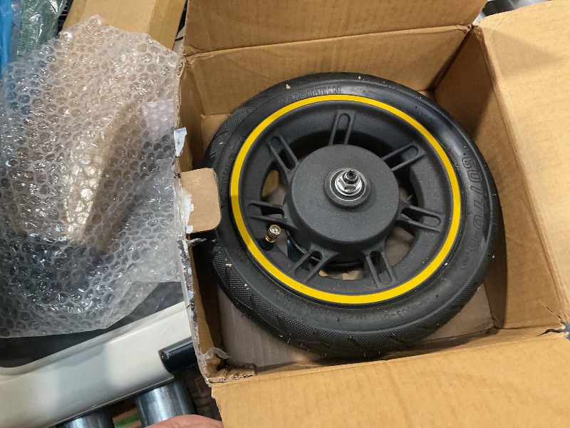 Photo 1 of Scooter Replacement Front Wheels, 6.5 Inches Replacement Front Tire with Inner Tube for Ninebot 9 G30 Electric Scooter