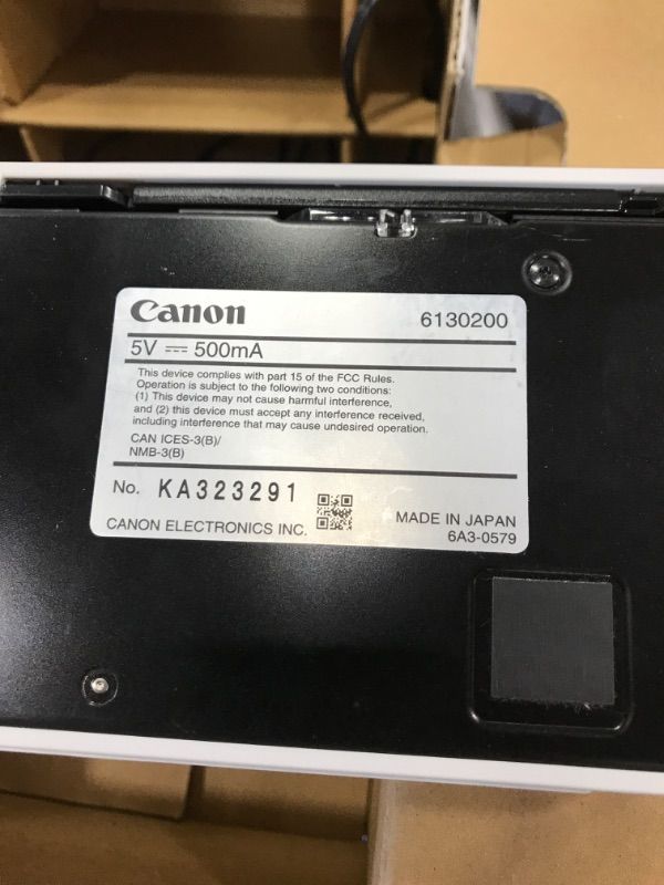 Photo 1 of ** PARTS ONLY DOES NOT WORK ** Canon imageFORMULA R10 - Portable Document Scanner, USB Powered, Duplex Scanning, Document Feeder, Easy Setup, Convenient, Perfect for Mobile Users