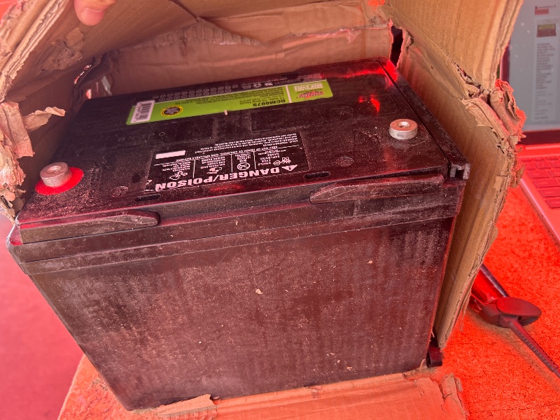 Photo 1 of Interstate Batteries 12V 75Ah Deep Cycle Mobility Battery Group 24 VRLA SLA AGM (Insert Terminal) Rechargeable Replacement for Wheelchairs, Scooters, Medical Devices, Sump Pumps (DCM0075)