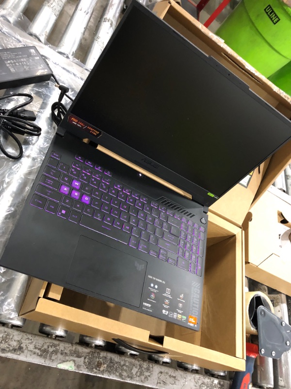 Photo 1 of ***(MAJOR DAMAGE/ SEE NOTES)***
ASUS TUF Gaming A15 (2023) Gaming Laptop, 15.6" FHD 144Hz Display, GeForce RTX 4070, AMD Ryzen 9 7940HS, 16GB DDR5, 1TB PCIe SSD, Wi-Fi 6, Windows 11, FA507XI-EH94(Mecha Gray)