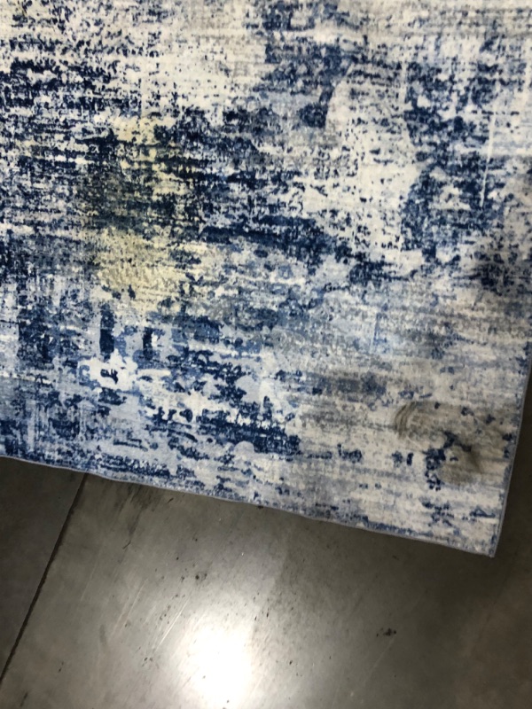 Photo 1 of ***STOCK PHOTO FOR REFERENCE**USED ITEM
Area Rugs for Living Room: 10x14 Large Soft Washable Rug Modern Abstract Indoor Carpet Non-Slip Backing for Bedroom Dining Room Under Table Home Office Farmhouse- Blue