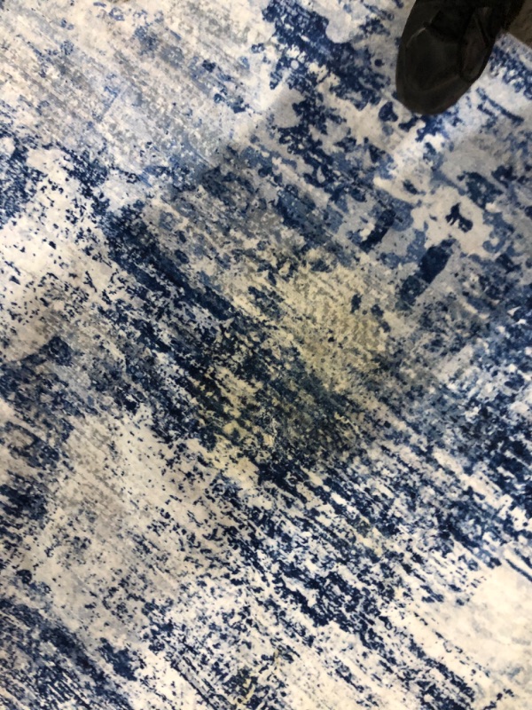 Photo 1 of ***STOCK PHOTO FOR REFERENCE**USED ITEM
Area Rugs for Living Room: 10x14 Large Soft Washable Rug Modern Abstract Indoor Carpet Non-Slip Backing for Bedroom Dining Room Under Table Home Office Farmhouse- Blue
