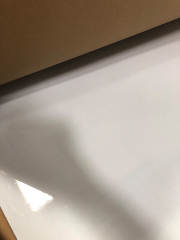 Photo 1 of *MISSING PIECES*VIZ-PRO Double-Sided Mobile Whiteboard, 72 x 48 Inches, Magnetic Rolling Dry Erase White Board on Wheels with Aluminium Frame and Stand