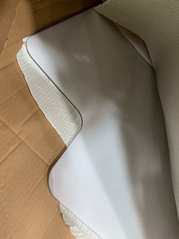 Photo 1 of ***DAMAGED - CHIPPED AND SCRATCHED - SEE PICTURES***
2 Pack Office Chair Mat for Carpet 48" x 36", Chair Floor Mat with Lip 1/7" Thick 11 Pounds, Hard Desk Chair Mat for Carpeted Floors. (48 * 36inches-Lip-2PCS)