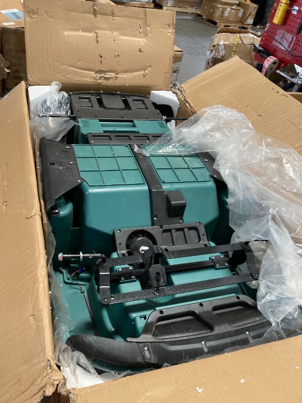 Photo 1 of 24V Officially Licensed Land Rover Ride On Car, Towallmark 2-Seater w/Parent Remote Control, 3 Speeds, Wireless Music, Spring Suspension, Led Lights, Electric Car for Kids Ages 37-95 Month, Lake Green