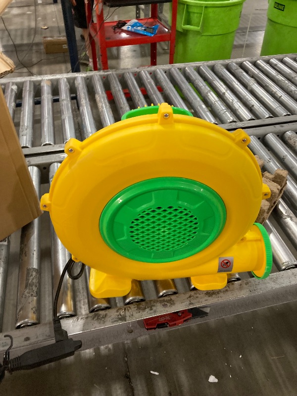 Photo 1 of 1100Watt/1.5HP High Power Air Blower for Large Inflatables, GONFLABLE Inflatable Bounce House Blower, Portable Fan Pump Blower Corded Commercial for Bouncy Castle, Jumper, Water Slide
