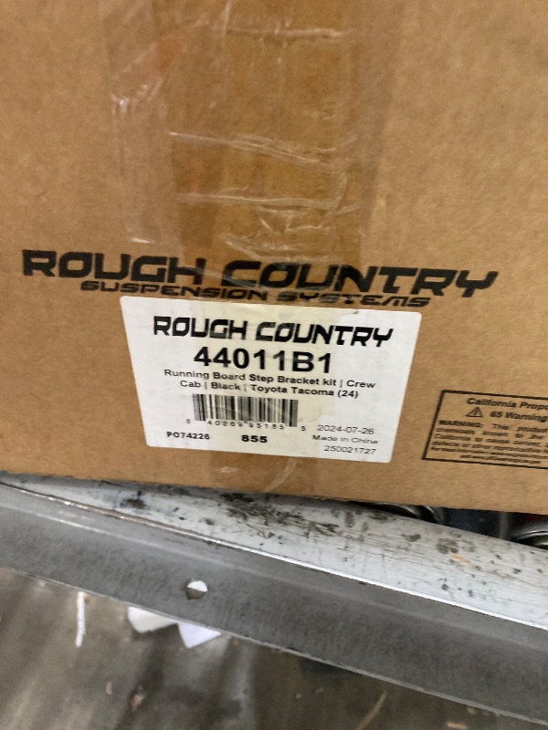 Photo 1 of ***HARDWARE FOR THESE RUNING BOARDS ONLY MISSING ACTUAL RUNNING BOARDS ****Rough Country RPT2 Running Boards for Toyota Tacoma Crew Cab (2024-2025) - Sleek Profile, Non-Slip Step, Rust Resistant, Easy Install