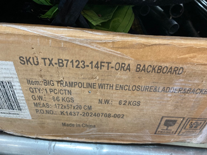 Photo 1 of 14ft In-Net Round Trampoline
