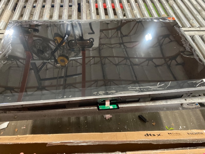 Photo 1 of **SMASHED SCREEN FINAL SALE**TCL 55-Inch Q65 QLED 4K UHD Smart TV with Google TV (55Q651G, 2024 Model) Dolby Vision, Dolby Atmos, HDR Pro+, Game Accelerator Enhanced Gaming, Voice Remote, Works with Alexa, Streaming Television
