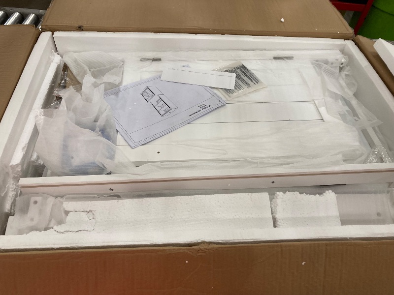 Photo 1 of Merax 83.4" Tall Storage Bookshelf Bookcase 2-Piece Set with LED Lighting,2 Doors and 1 Drawer and Open Shelves for Home Office,White