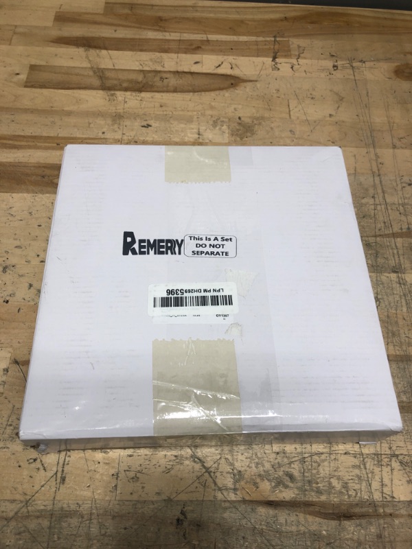 Photo 1 of Remerry 8 Pieces Acrylic Display Block 4 x 4 x 1 Inch Clear Polished Acrylic Square Display Cube Block Stand Holder for Rings Jewelry Ornaments