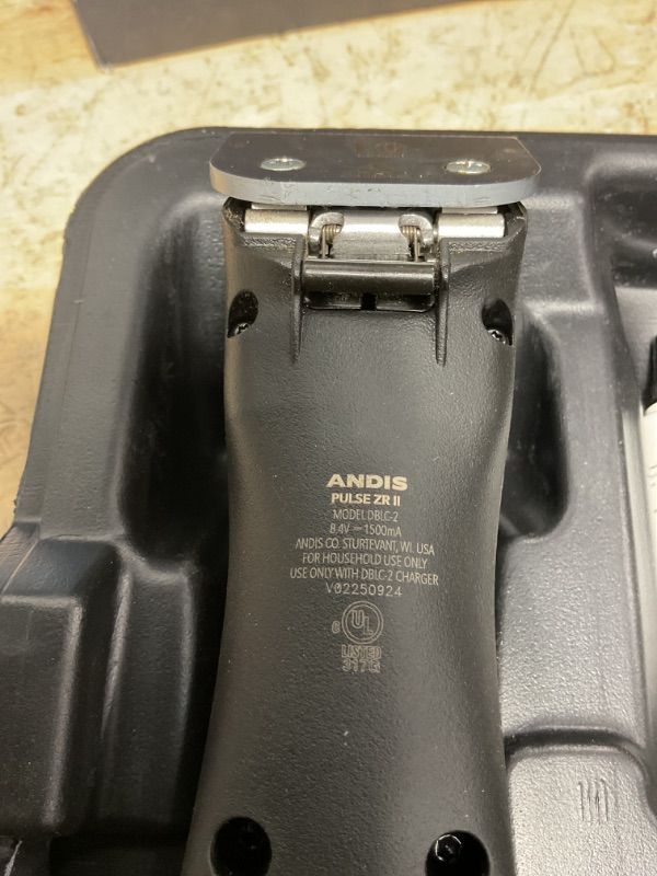 Photo 1 of Andis 79170 Pulse Zr II 5-Speed Detachable Blade Clipper, Cordless Animal/Dog Grooming, Removable Lithium Ion Battery, LED Charge Light, Black