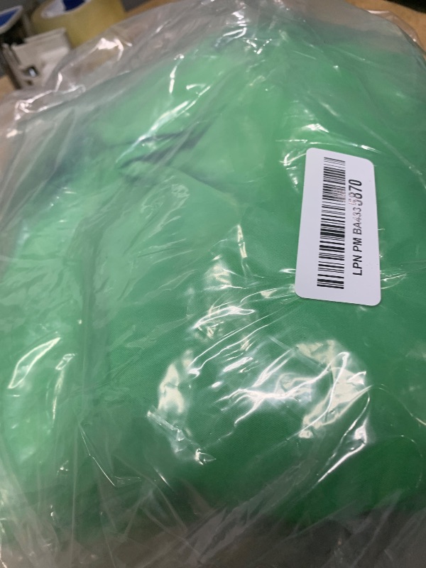 Photo 1 of 10X12ft Green Screen Backdrop for Photography, LCUIRC Chromakey Polyester Collapsible Greenscreen Background for Streaming, Photography, Zoom Meeting, Video Editing, Podcasting