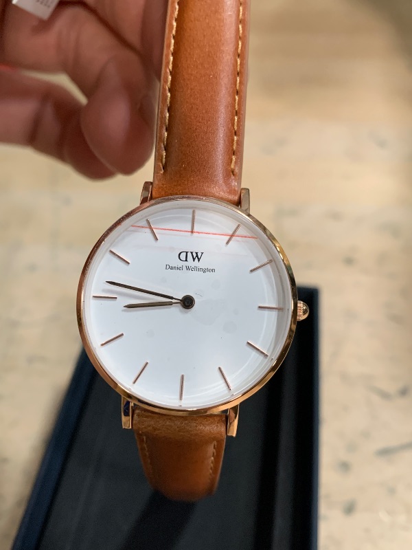Photo 1 of Daniel Wellington Petite Durham 32mm Women's Watch, Leather Rose Gold Watch for Women