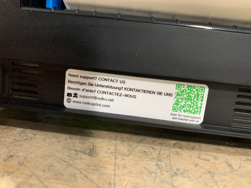 Photo 1 of Nelko Bluetooth Thermal Shipping Label Printer, Wireless 4x6 Shipping Label Printer for Shipping Packages, Support Android, iPhone and Windows, Black, 1 Pack