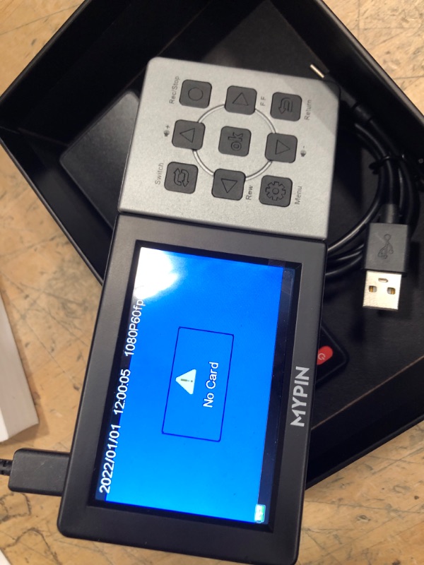 Photo 1 of 1080P@60fps Capture Card with 3.5 Inch LCD and Remote Control, HDMI Video Recorder for PS4, Xbox One,LiveTV,DVR, Support Playback/Schedule Recording/Mic in(Without PC)