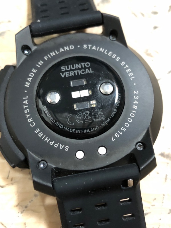 Photo 1 of ***SEE NOTES ,missing charger*
SUUNTO Vertical GPS Sports Watch, 95+ Multisport Training Workout Watch, Touch screen & Digital Data Analysis, Advanced Health & Recovery Support, 60-Day Battery Life, Dual-GNSS, Offline Map, Black
