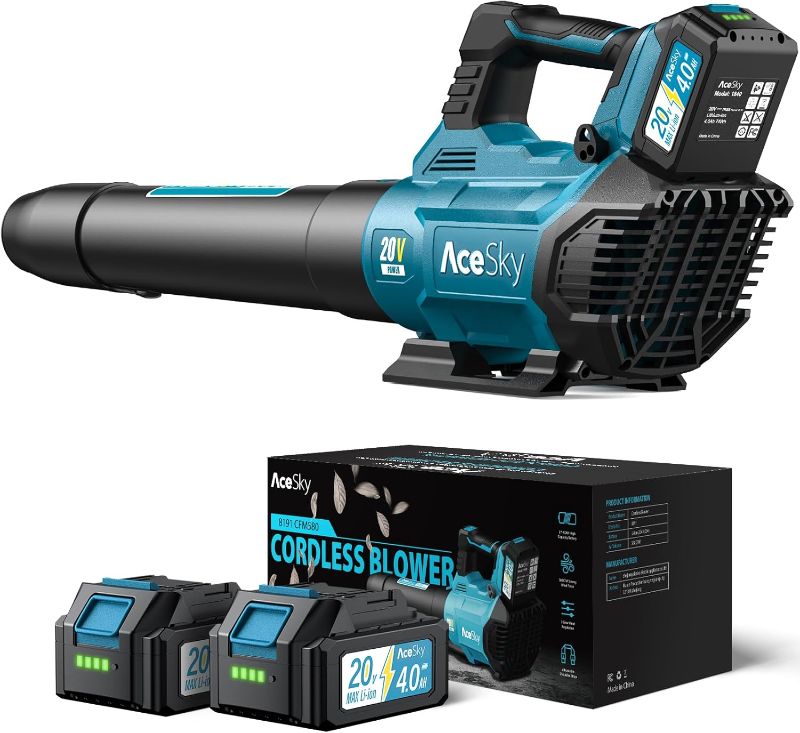 Photo 1 of ACESKY CORDLESS BLOWER LB-8191CFM580