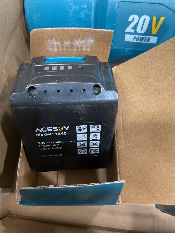 Photo 1 of ACESKY CORDLESS BLOWER LB-8191CFM580