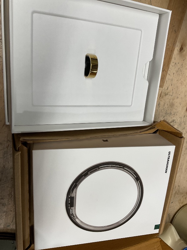 Photo 1 of ULTRAHUMAN Ring AIR - Sleep & Fitness Tracker, FSA-Approved Wearable, Smart Ring for Women & Men, No App Fee for Standard Features (Size 9)