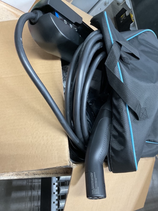 Photo 1 of AIMILER Level 2 Tesla Charger(Wireless WiFi APP), 240V, 32 Amp, NEMA 14-50 Plug, 25ft Cord - Portable/Home NACS Connector Electric Car(EV) Charger for Tesla - Compatible with Tesla Model X/Y/3/S
