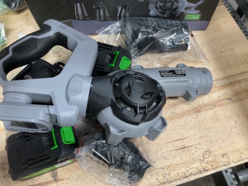 Photo 1 of Leaf Blower - 150000RPM Electric Cordless Leaf Blower - 2 X 4.0Ah Batteries and Charger
** NO S/N 