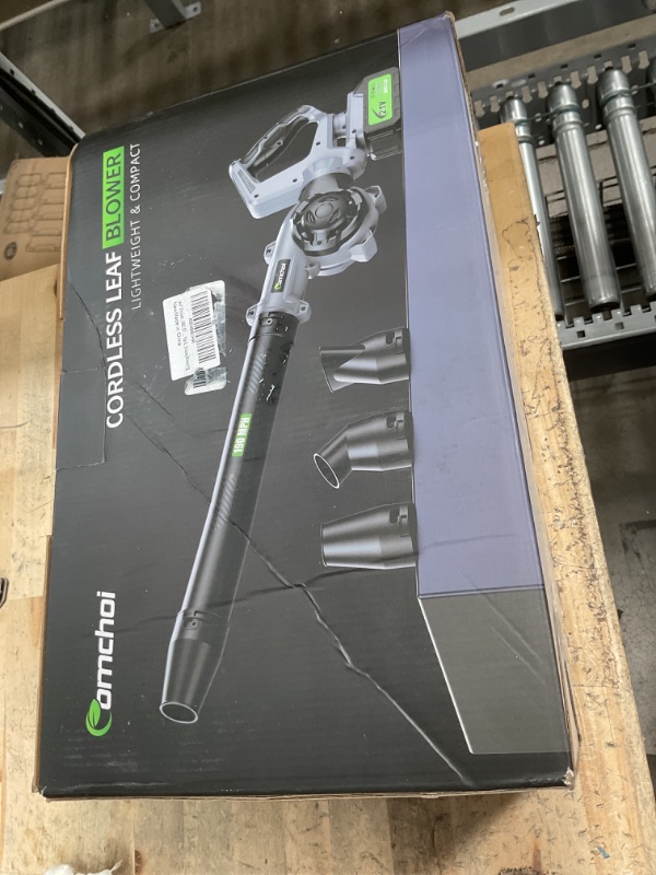 Photo 1 of Leaf Blower - 150000RPM Electric Cordless Leaf Blower - 2 X 4.0Ah Batteries and Charger
** NO S/N 