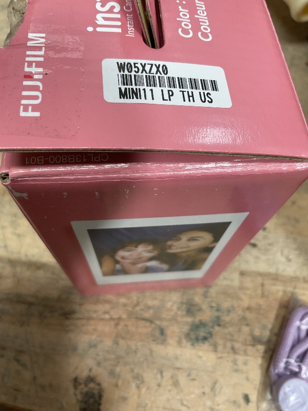 Photo 1 of Fujifilm Instax Mini 11 Camera with Fujifilm Instant Mini Film (60 Sheets) Bundle with Deals Number One Accessories Including Carrying Case, Selfie Lens, Photo Album, Stickers (Lilac Purple)