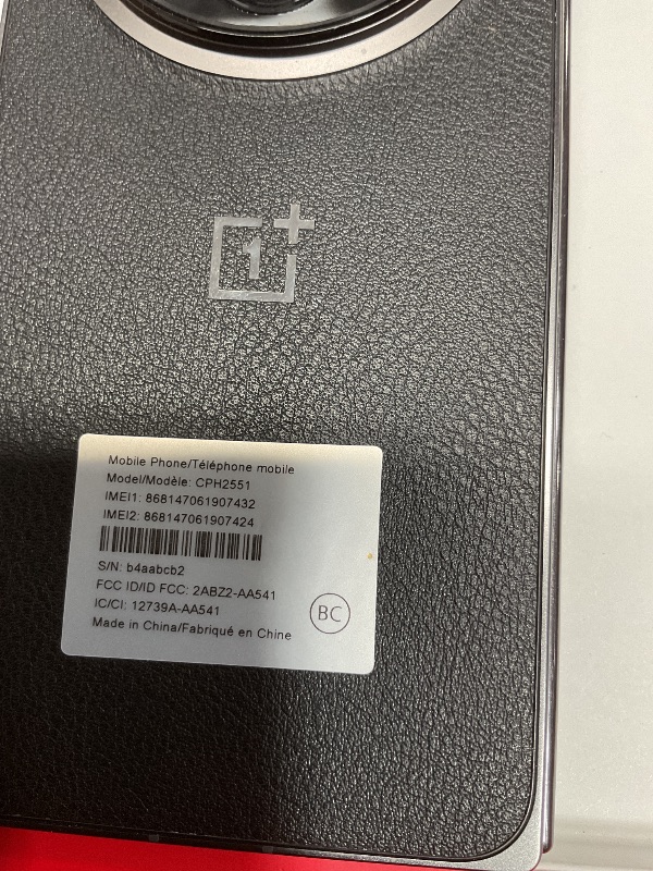 Photo 1 of OnePlus Open, 16GB RAM+512GB, Dual-SIM, Voyager Black, US Factory Unlocked Android Smartphone, 4805 mAh Battery, 67W Fast Charging, Hasselblad Camera, 120Hz Fluid Display