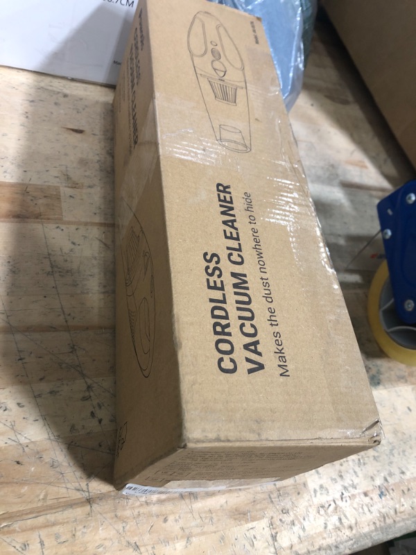 Photo 1 of ***(MISSING CHARGER)***
Powools Handheld Vacuum Cordless with 2 Filters, Car Vacuum Cleaner High Power with Fast Charge Tech, Portable Rechargeable Mini Vacuum with Large-Capacity Battery, Orange