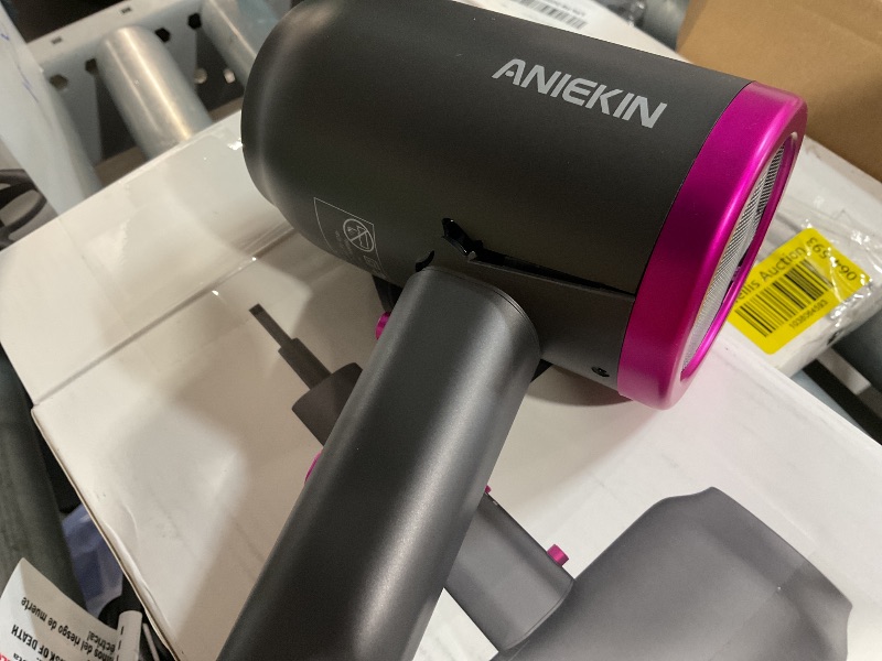 Photo 1 of ANIEKIN Hair Dryer, 1875 Watts Fast Drying Blow Dryer with Diffuser and Concentrator, Compact Lightweight Hair Dryer for Women and Men