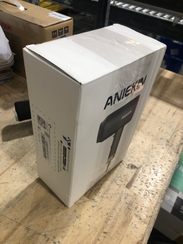 Photo 1 of ANIEKIN Hair Dryer, 1875 Watts Fast Drying Blow Dryer with Diffuser and Concentrator, Compact Lightweight Hair Dryer for Women and Men