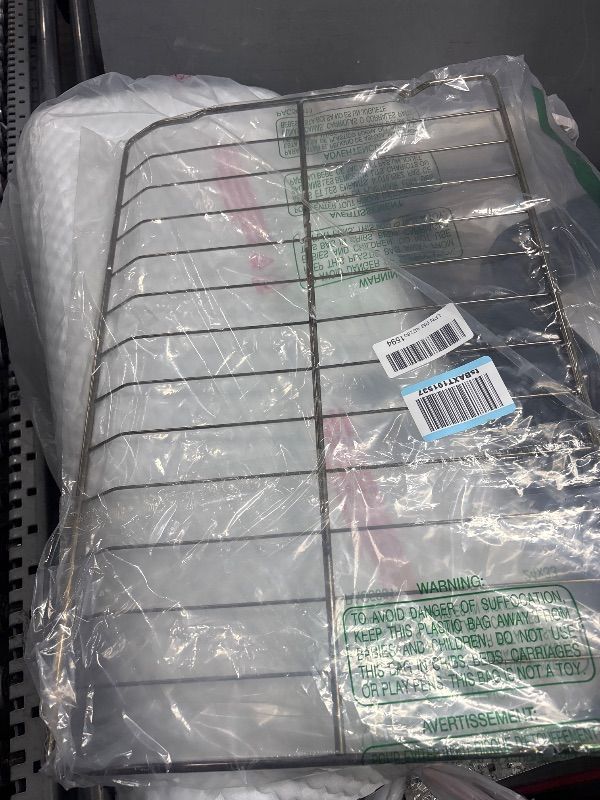 Photo 1 of **PREV USED, NEEDS TO BE SCRUBBED, DIRTY AND HAS SOME STICKERS STUCK ON CENTER**
Upgraded DG75-01001C Oven Rack Replacement for Samsung Stove Oven Parts, DG75-01001D Range Rack-flat for Samsung Oven Accessories NX60A6511SS NE63A6511SS DG75-01001A 304 Stai