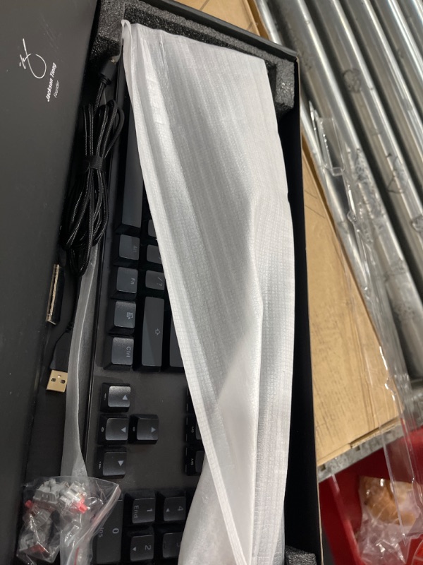 Photo 1 of TECWARE Phantom 104 Key Full Size RGB Mechanical Gaming Keyboard with Numpad, LED Backlit, Thock Sounding, Linear Switch, Wraith Pink