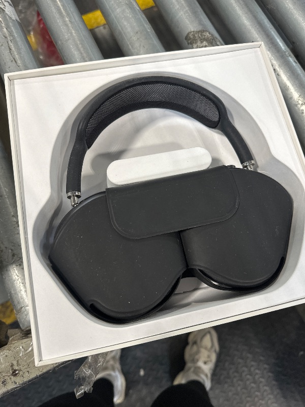 Photo 1 of Apple AirPods Max Wireless Over-Ear Headphones, Active Noise Cancelling, Transparency Mode, Personalized Spatial Audio, Dolby Atmos, Bluetooth Headphones for iPhone – Space Gray