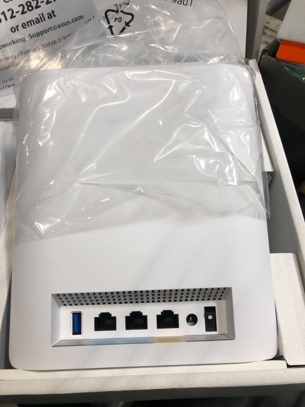 Photo 1 of *** FACTORY SEALED . OPEN FOR  VERIFICATION *** ASUS ZenWiFi BT10 Tri-Band WiFi 7 Mesh, 18 Gbps, 6000 sq.ft (2pk), Dual 10G Ports, Security and Parental Controls Included, Smart Home Master SSIDs, 4G & 5G Mobile Tethering