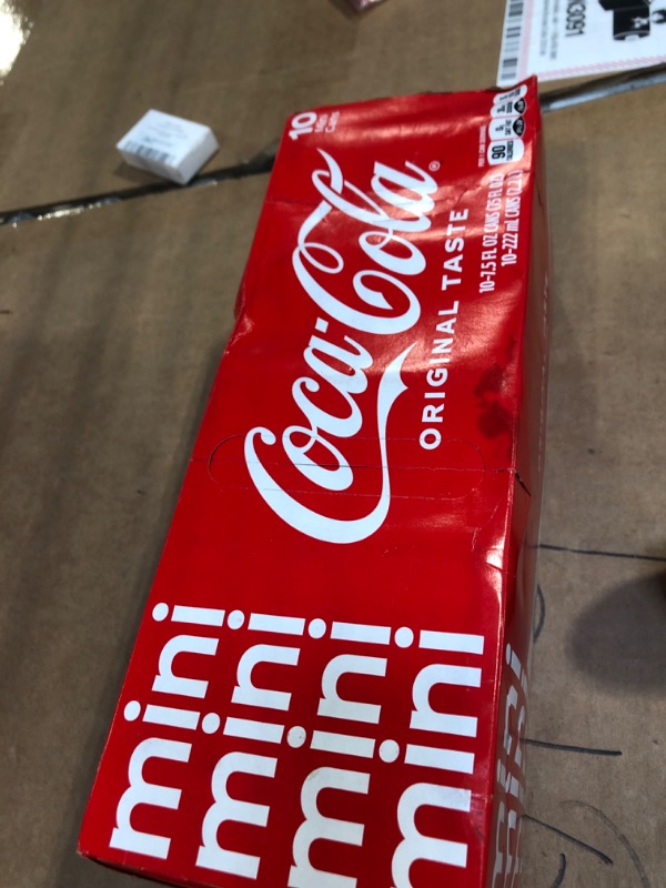 Photo 1 of  BBD 10/25 Coke Mini-Can 7.5oz, 10 pack