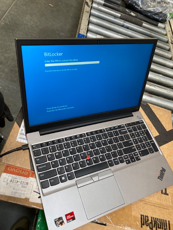 Photo 1 of ** SILVER, BLACK LIKE REFLECTION/*
Lenovo ThinkPad E15 G3 20YG003EUS 15.6" Rugged Notebook - Full HD - 1920 x 1080 - AMD Ryzen 5 5500U Hexa-core (6 Core) 2.10 GHz - 8 GB RAM - 256 GB SSD - silver- AMD Chip - Windows 10 Pro - AMD R