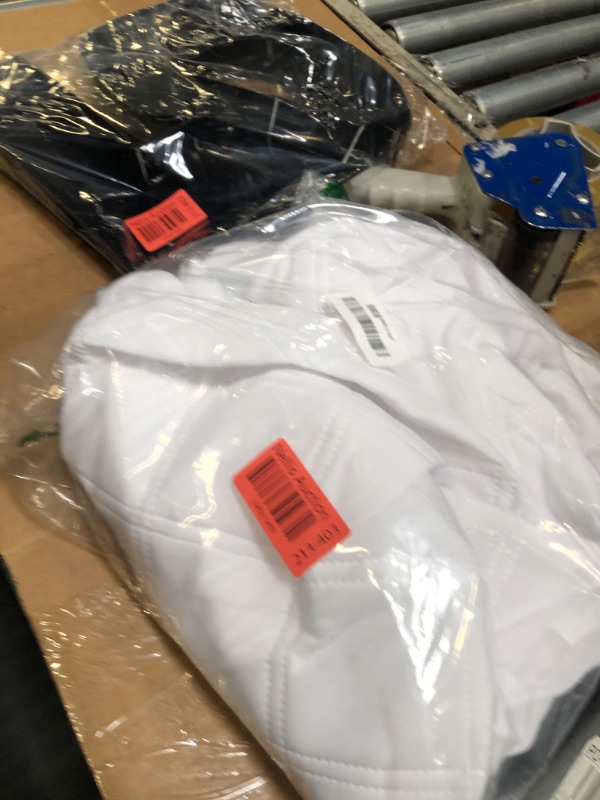 Photo 1 of Yoofoss Waterproof Mini Crib Mattress Protector 2 Pack, Quilted Mattress Pad Cover Soft and Breathable, Machine Washable Portable Mattress Protector for Standard Baby Crib Size 38"X24"