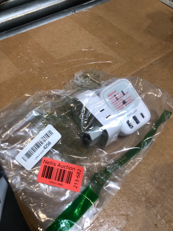 Photo 1 of 2 Pack European Plug Adapter USB C, TESSAN US to Europe Adapter 4 Outlets 3 USB Charger, Type C International Power Adaptor to Italy Spain France Portugal Iceland Germany, Europe Travel Essentials