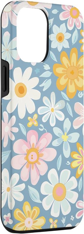 Photo 1 of iPhone 14 Pro Retro Flower Daisy Flower Floral Case